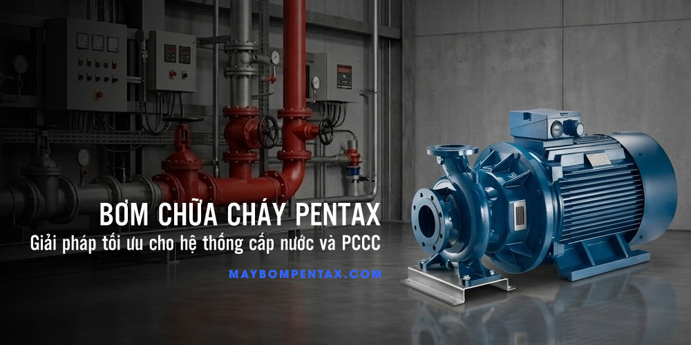 máy bơm chữa cháy pentax